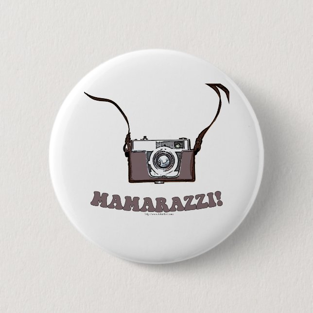 Mamarazzi! 6 Cm Round Badge (Front)