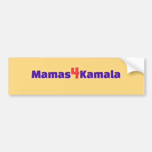 Mamas4Kamala Bumper sticker (Front)