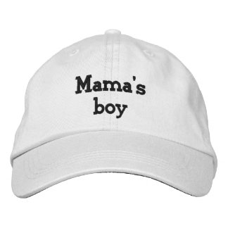 Mama's boy embroidered hat