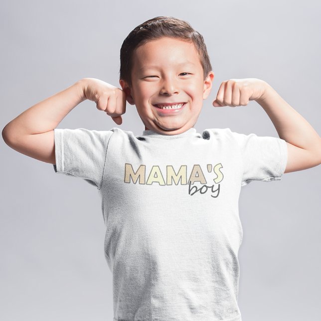 Mama's Boy matching pink colour Boy's T-Shirt (Mama's Boy matching pink color Boy's T-Shirt)