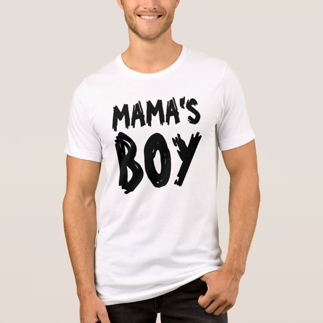 MAMA'S BOY men's SON T-shirts (Front)