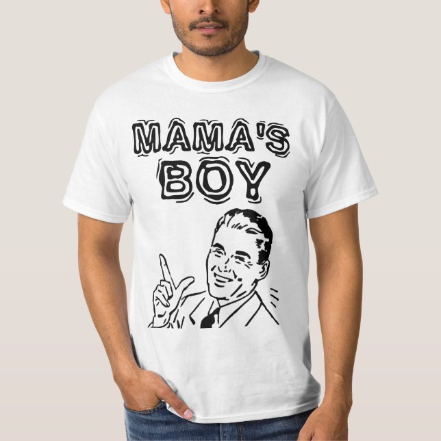 MAMA'S BOY SON MENS T-SHIRTS (Front)