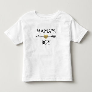 Mama's Boy with Arrow and Heart Toddler T-Shirt