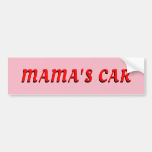 Mama's Car Mum Gift Bumper Sticker