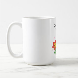  Mama's Garden Where Love Grows   Floral Typograph Coffee Mug