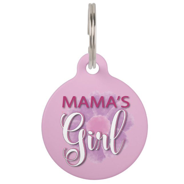 Mamas Girl Pet Tag (Front)