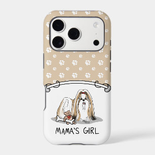 Mama's Girl Shih Tzu (tan white) Dog Mum Cute