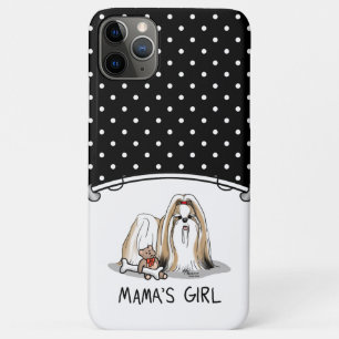 Mama's Girl Shih Tzu (tan white) Dog Mum Cute Case-Mate iPhone Case