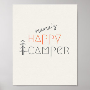 mama's happy camper. Poster & Prints