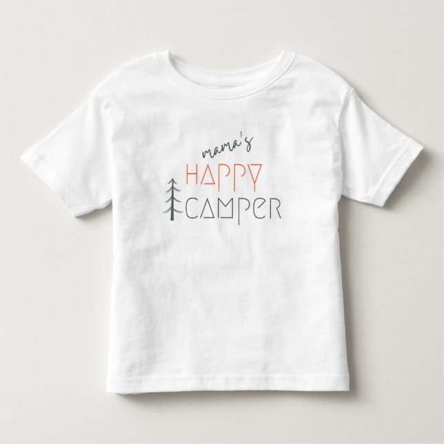 mama's happy camper. Toddler T-Shirt (Front)