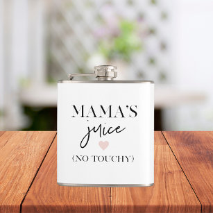 Mama's Juice Funny Quote   Best Mama Gift  Hip Flask