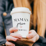 Mama's Juice Funny Quote | Best Mama Gift  Paper Cups<br><div class="desc">Mama's Juice: Because sometimes coffee just doesn't cut it" - This funny quote is a playful nod to all the hardworking and exhausted mamas out there who sometimes need a little extra pick-me-up to get through the day. It would make a great gift for any mum who loves coffee or...</div>