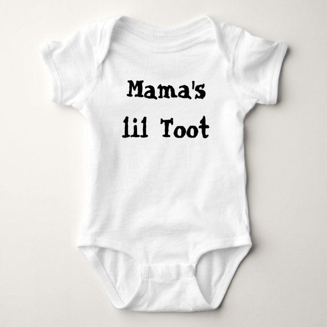 Mama's lil Toot Baby Bodysuit (Front)