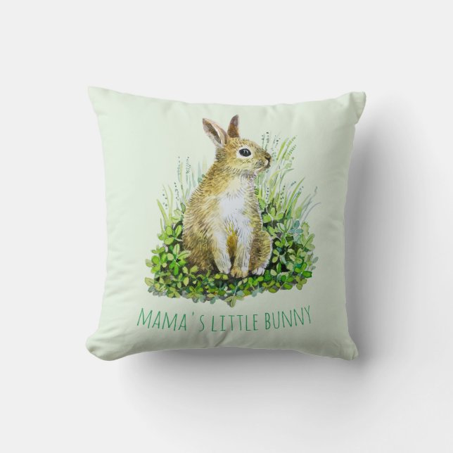 mama's little bunny  cushion (Front)