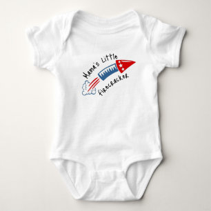 Mama's Little Firecracker  Baby Bodysuit