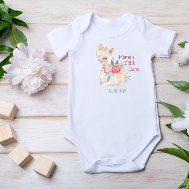 Mama's Little Llama Baby Bodysuit  (Creator Uploaded)