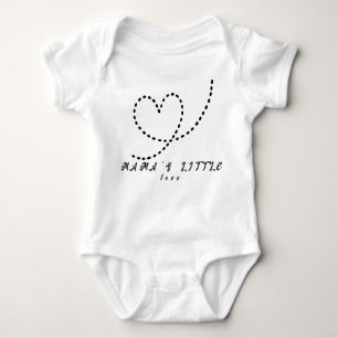Mama's Little Love Cute Morden Baby Bodysuit