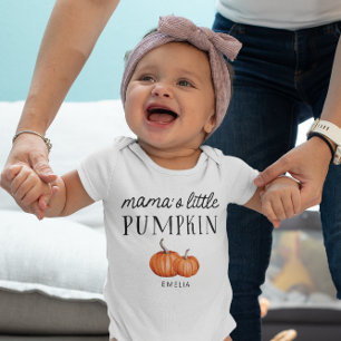 Mama's Little Pumpkin Fall Baby Bodysuit