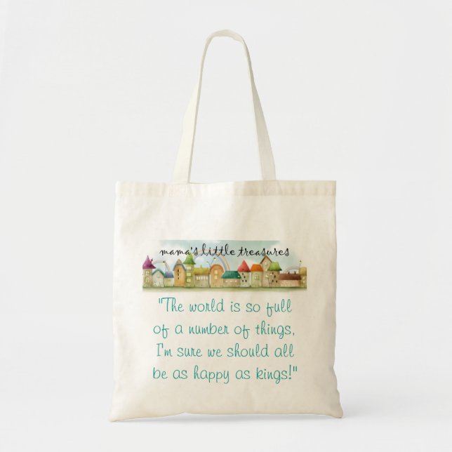 mama's little treasures tote bag (Front)