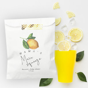 Mama's main squeeze Lemon baby shower Favour Bags