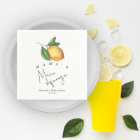 Mama's main squeeze Lemon baby shower