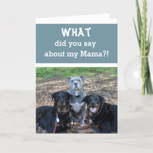 Mama's The Best Mother's Day Card
