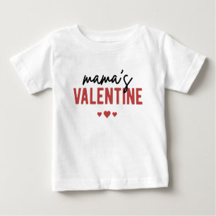 Mama's Valentine Cute Valentine's Day Baby T-Shirt