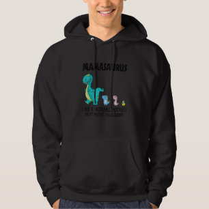 Mamasaurus Dino Family Mother Day For Mum Hoodie