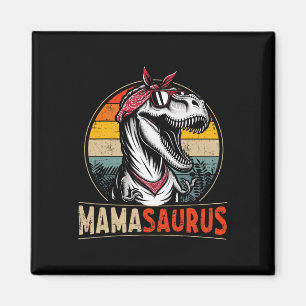 Mamasaurus Dinosaur Mum For Mothers Day Christmas Magnet