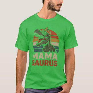 Mamasaurus Dinosaur Retro Mum Design boy T-Shirt