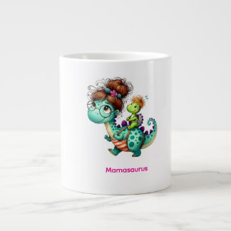 Mamasaurus large coffee mug