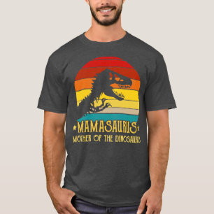 Mamasaurus mother Of The Dinosaurs T rex Retro Vin T-Shirt
