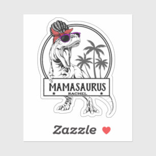 Mamasaurus Mum T rex Dino Funny Custom Name