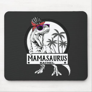 Mamasaurus Mum T rex Dino Funny Custom Name Mouse Pad
