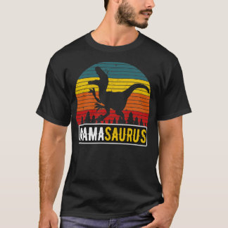 MamaSaurus Mum TRex Dinosaur Retro Mother T-Shirt