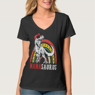 Mamasaurus Rex Dinosaur  Rainbow Mama Saurus Mothe T-Shirt
