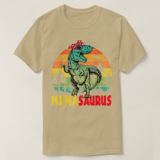 Mamasaurus T re Dinosaur Funny Mama Saurus Mothers T-Shirt (Design Front)