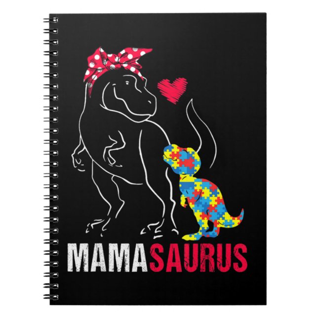 Mamasaurus T rex Dinosaur Clothing Gifts. Funny ma Notebook (Front)
