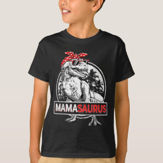 Mamasaurus T Rex Dinosaur Funny Mama Saurus T-Shirt