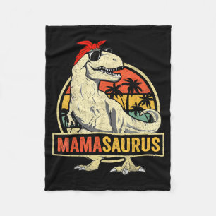 Mamasaurus t rex dinosaur funny mom mommy  fleece blanket
