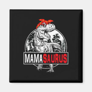 Mamasaurus T Rex Dinosaur Mama Saurus Family Match Magnet