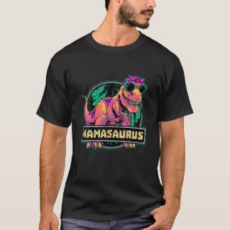 Mamasaurus T Rex Mama Saurus Dinosaur Womens T-Shirt