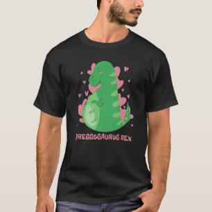 Mamasaurus Trex Pregnancy Announcement Dinosaur Pr T-Shirt