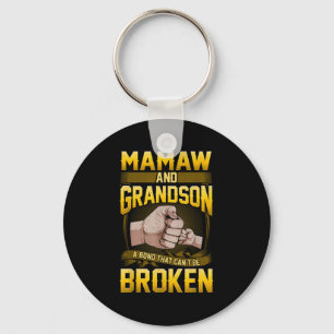 Mamaw And Grandson A Bond That Can't Be Broken Shi Key Ring