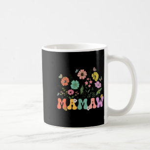 Mamaw mothers day for grandma wildflower floral coffee mug