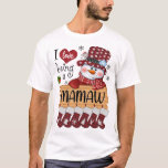 mamaw Snowman I Love Being A mamaw Christmas Funny T-Shirt<br><div class="desc">mamaw Snowman I Love Being A mamaw Christmas Funny</div>