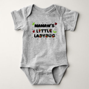 Mamaw's Little Ladybug - Cute  Baby Bodysuit