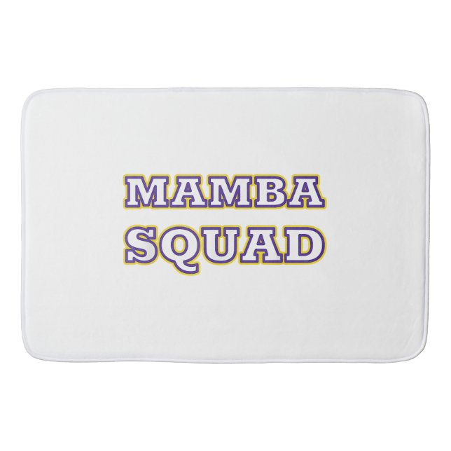 Mamba Squad funny Clothing for Snake Lover Bath Mat (Front)