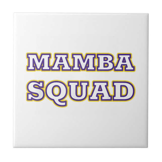 Mamba Squad funny Clothing for Snake Lover Tile (Front)
