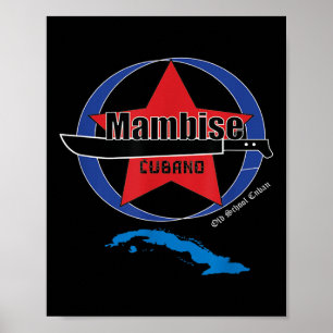 Mambi Army Cubano Machete Cuba Libre Cuban War Ind Poster